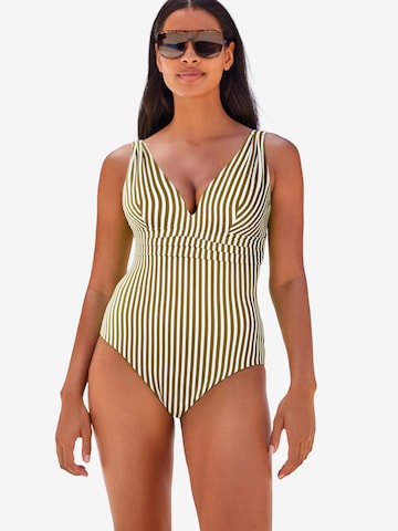 Next Triangle Swimsuit in Green: front