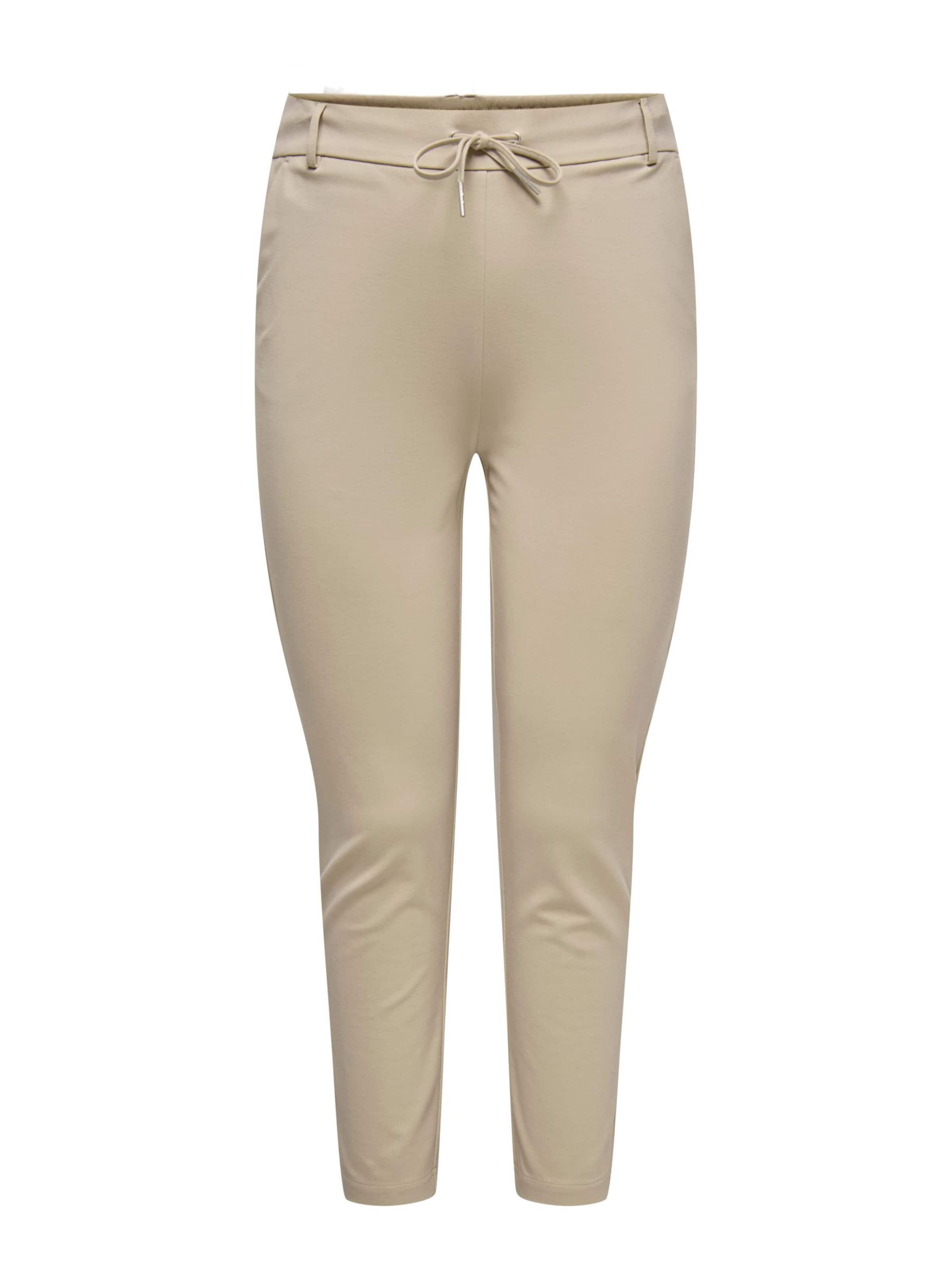 Pantalon 'GOLDTRASH' ONLY Carmakoma en beige : devant