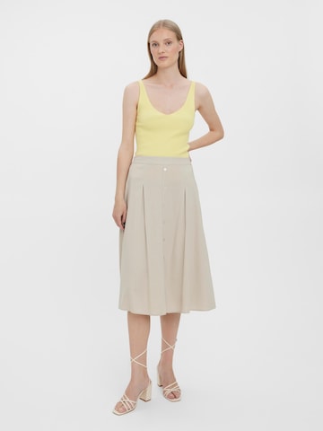 Jupe 'JESMILO' VERO MODA en beige