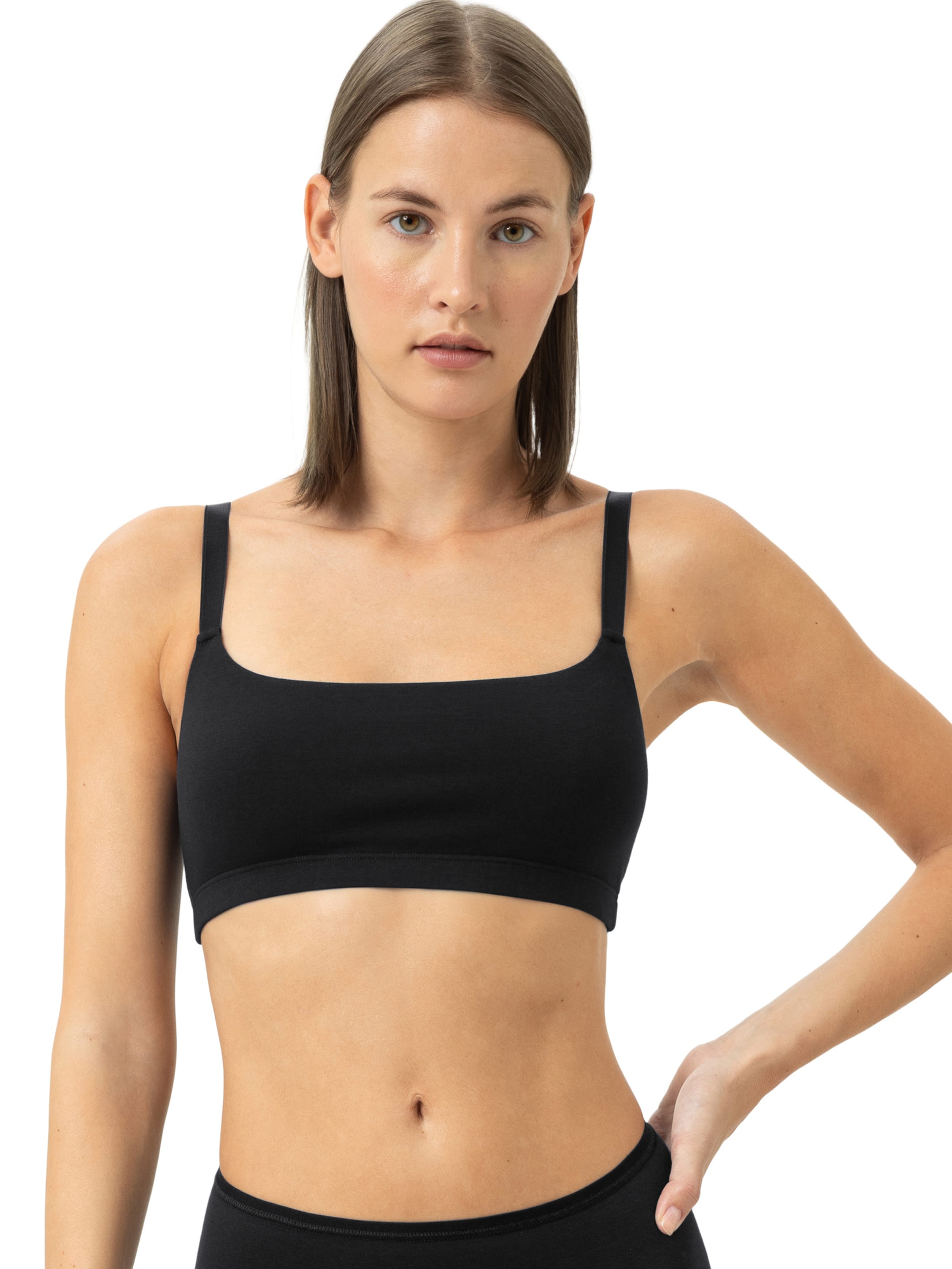 Mey Bustier BH in Schwarz: Vorderseite