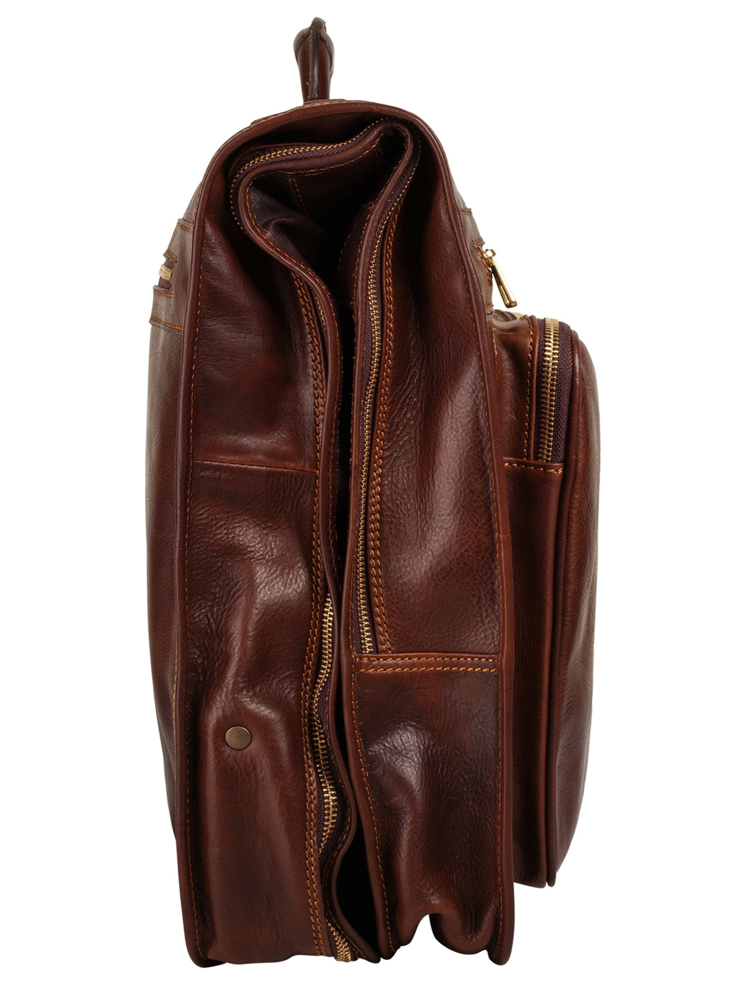 Sac à vêtements piké en marron