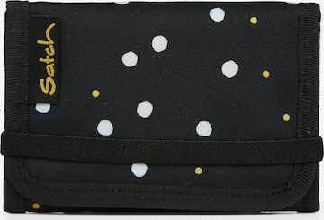 Satch Wallet in Black: front