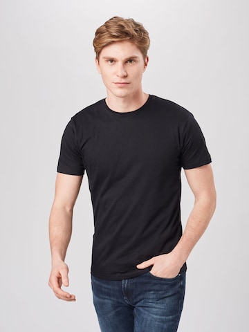 Denim Project Shirt in Black: front