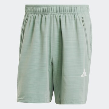 ADIDAS PERFORMANCE Szabványos Sportnadrágok 'Essentials' - zöld: elől