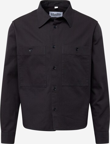 Studio Seidensticker Regular fit Button Up Shirt in Blue: front