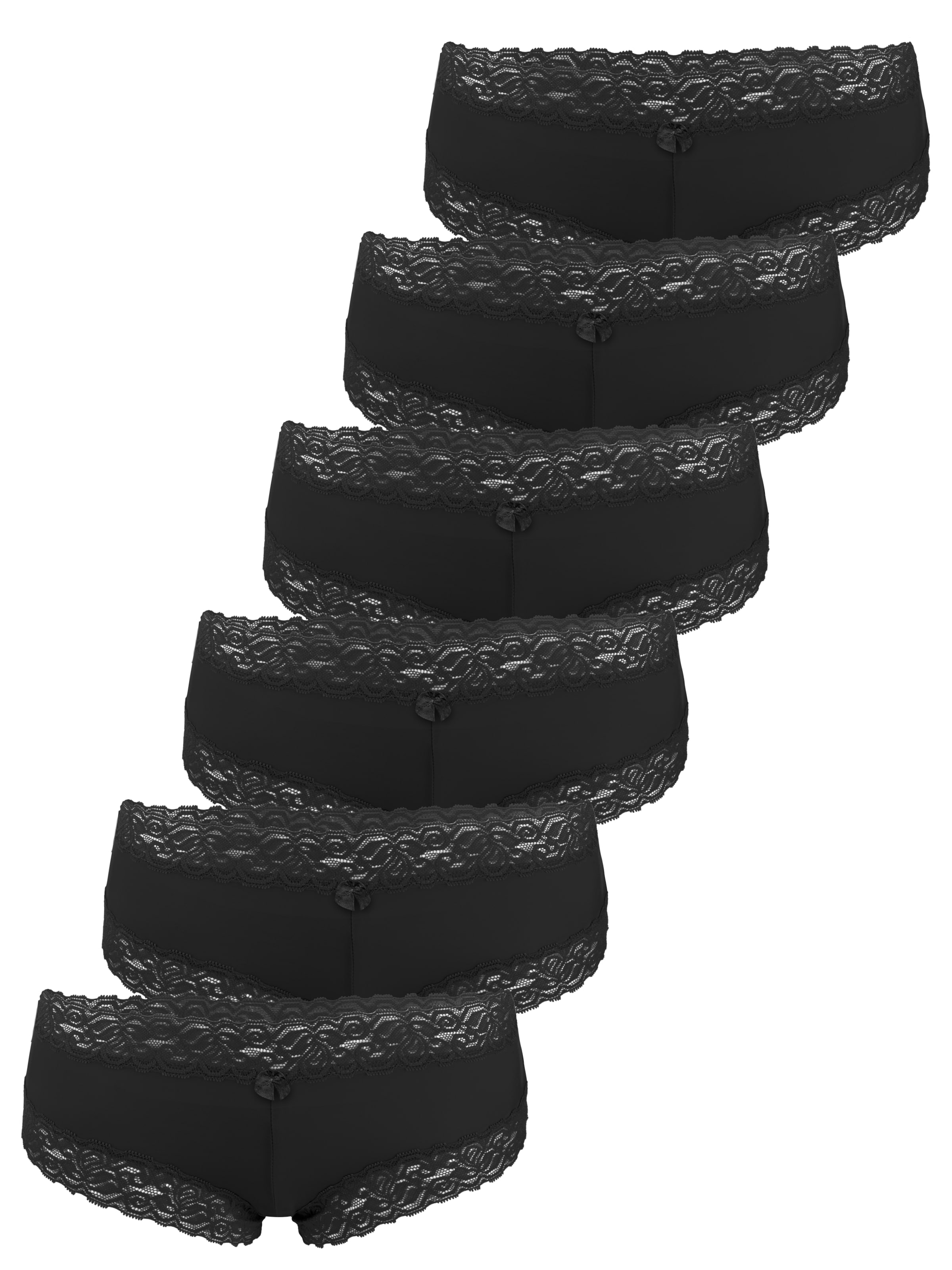 Fabio Farini Boyshorts in Black: front