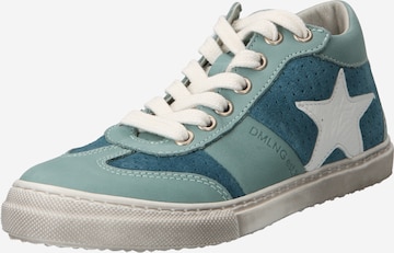 Däumling Sneakers 'Midcut' in Green: front