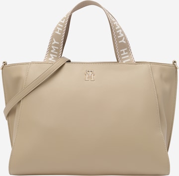 Shopper di TOMMY HILFIGER in beige: frontale