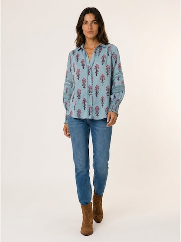 Miss June Blouse 'Hermine' in Blue