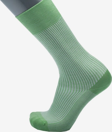BGents Socks in Green: front