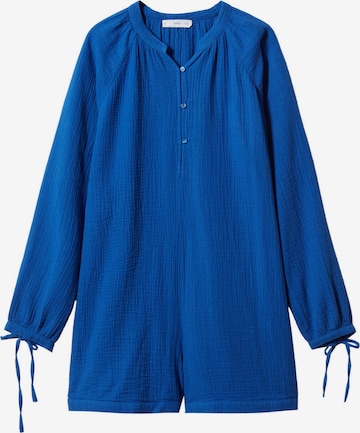 MANGO Jumpsuit in Blauw: voorkant