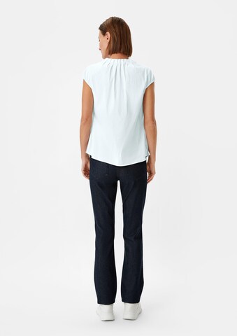 COMMA Blouse 'Aus' in Blauw: terug