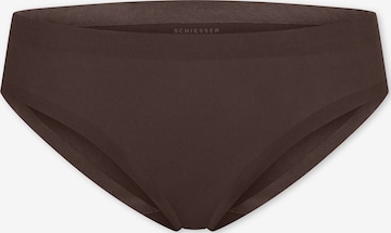 Slip ' Invisible Cotton ' SCHIESSER en marron : devant