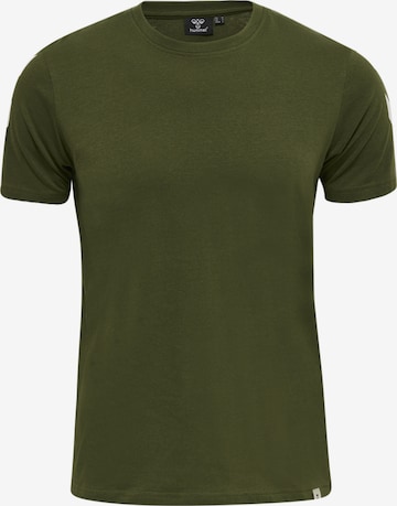 T-Shirt fonctionnel Hummel en vert : devant