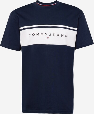 Tricou Tommy Jeans pe bleumarin / alb, Vizualizare produs
