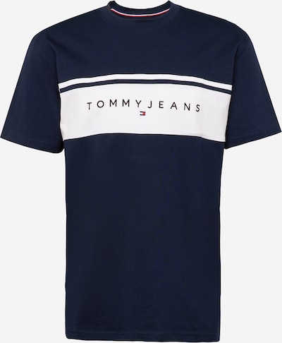 Tommy Jeans Μπλουζάκι σε ναυτικό μπλε / λευκό, Άποψη προϊόντος