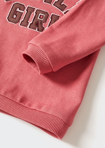 Sweat-shirt 'Little' MANGO KIDS en rouge