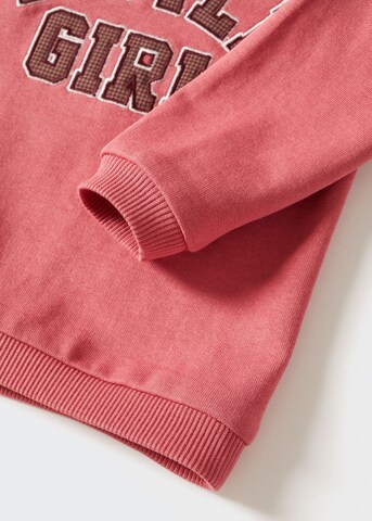 MANGO KIDS Sweatshirt 'Little' in Rot