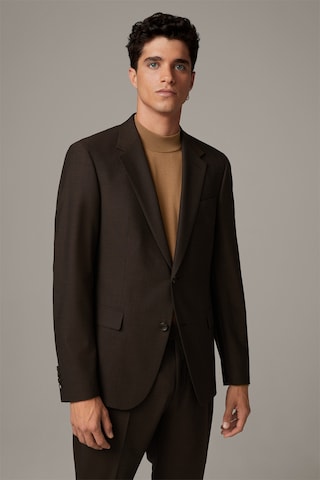 STRELLSON Slim fit Suit Jacket ' Alzer ' in Brown: front