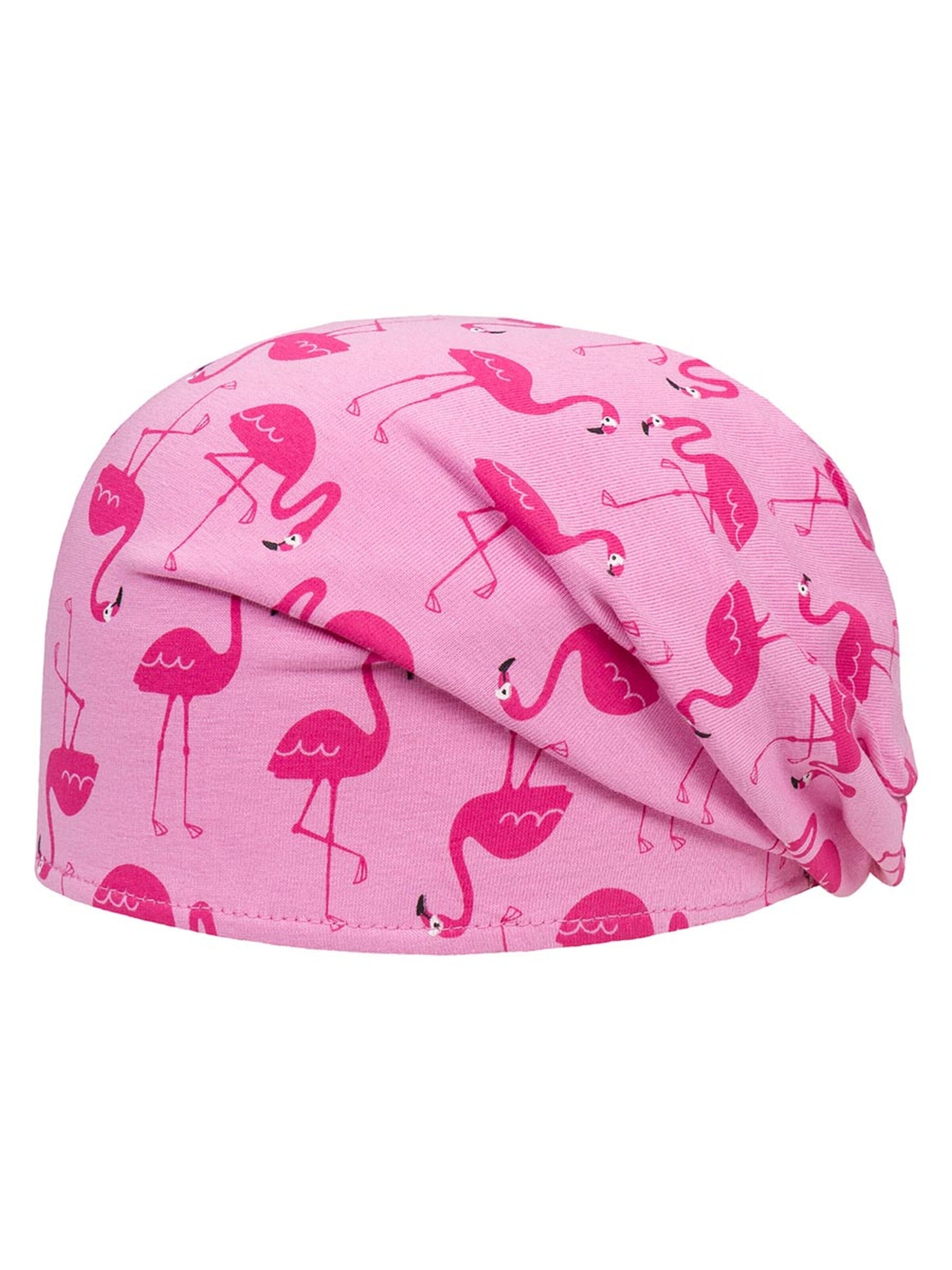 DÖLL Beanie 'Bohomütze zum Wenden Jersey' in Pink: front