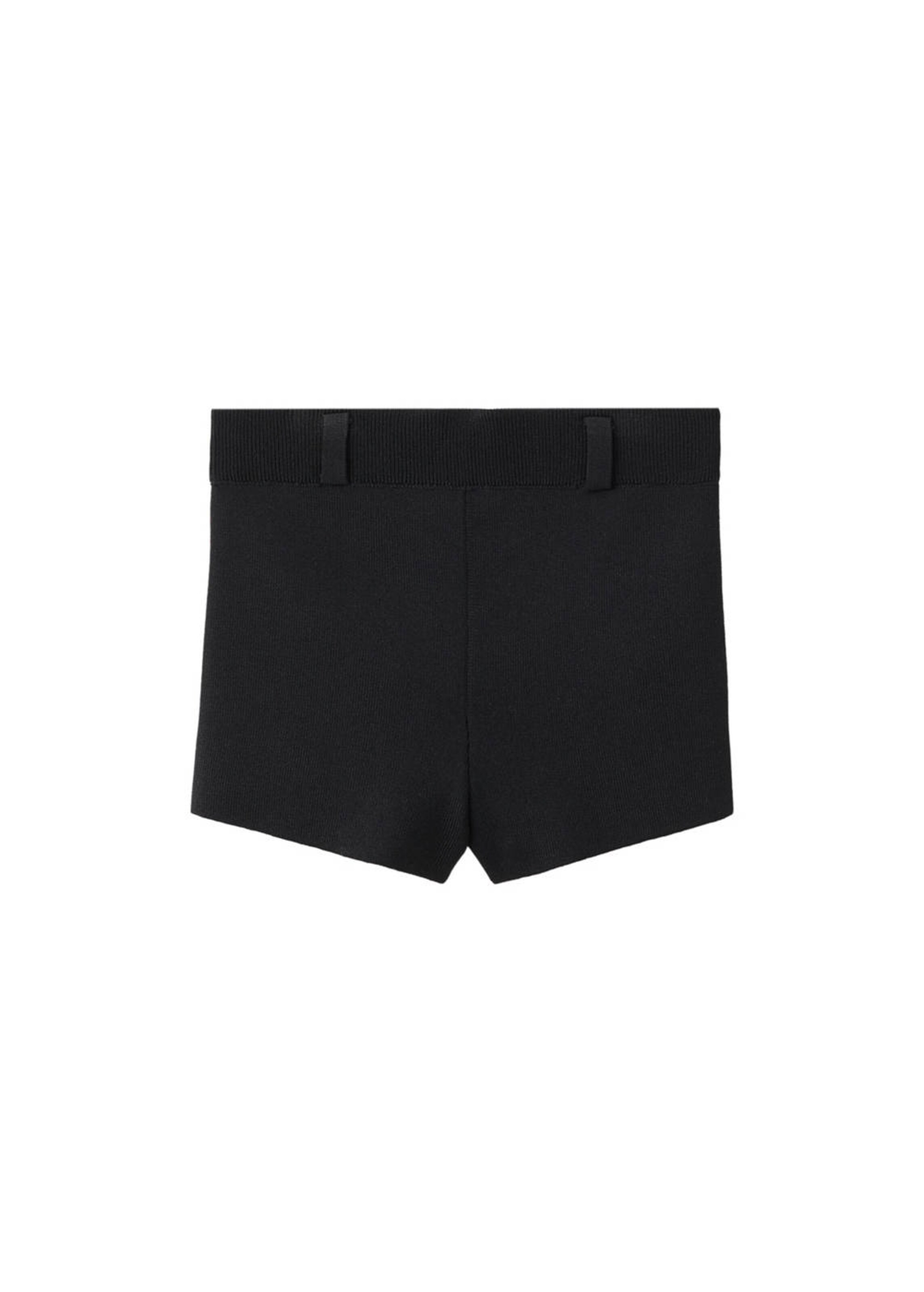 MANGO Regular Shorts 'Temaki' in Schwarz: Vorderseite