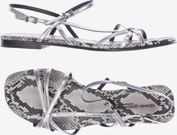 Kennel & Schmenger Sandalen 39,5 in Silber: predná strana