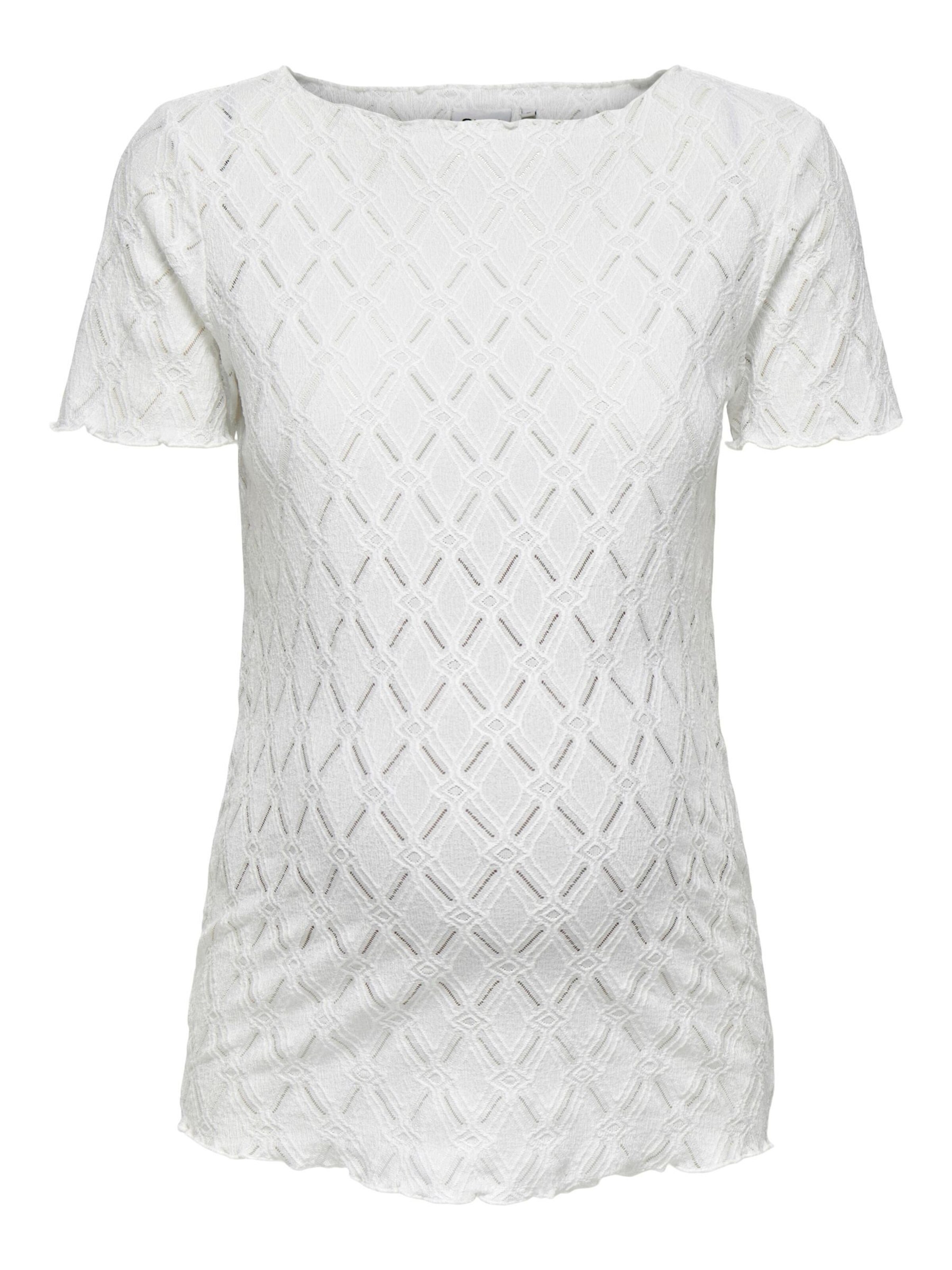 Only Maternity - Camiseta 'OLMJunila' en blanco: frente