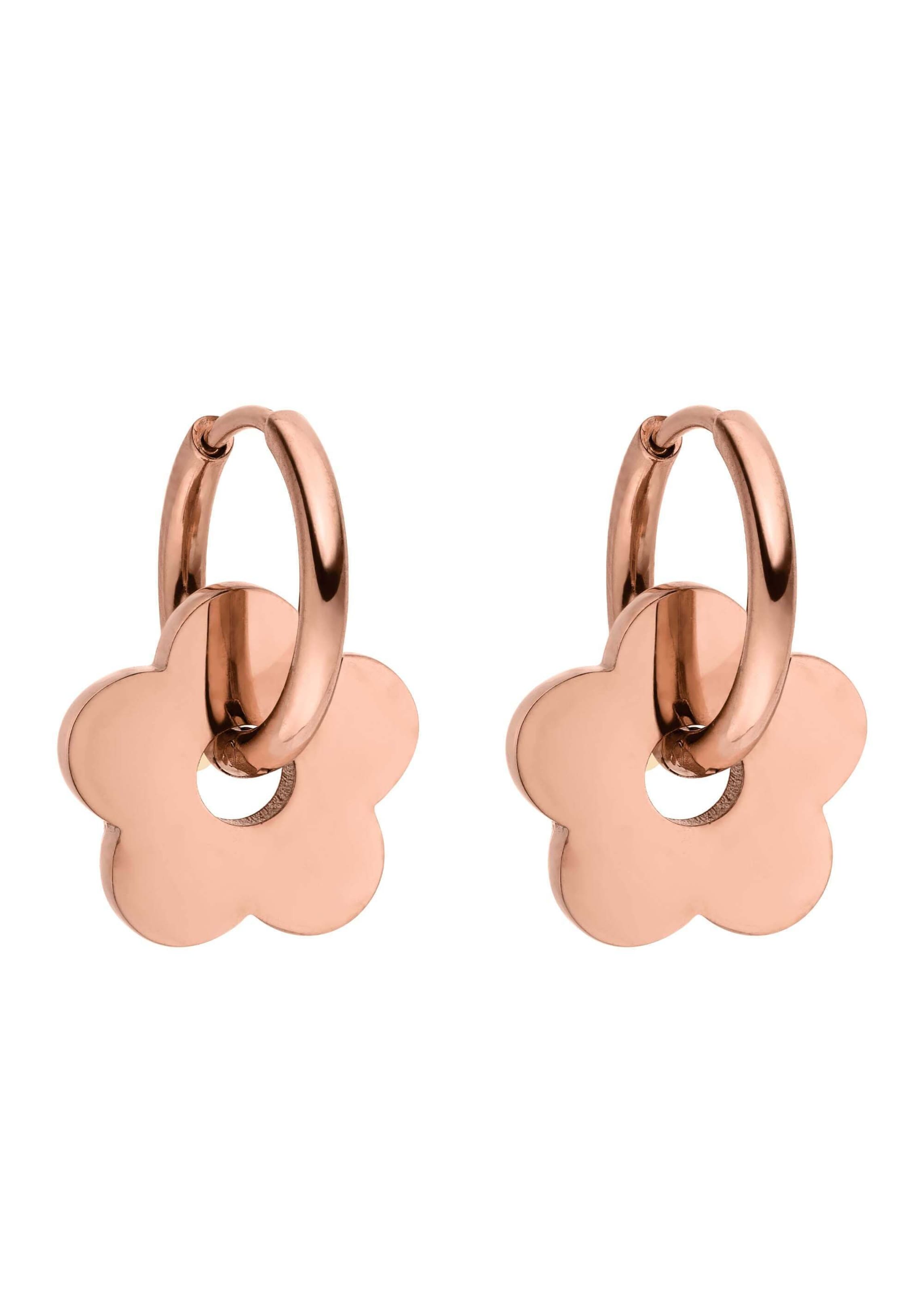 PURELEI Earrings 'Flower' in One size in Rose gold, Item view