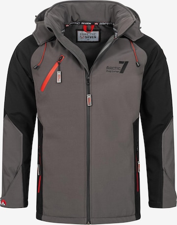 Arctic Seven Performance Jacket in Grey: front