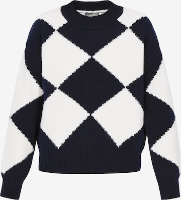 DreiMaster Maritim Πουλόβερ σε μαύρο: μπροστά