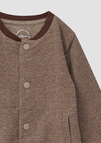 Veste de survêtement s.Oliver en marron