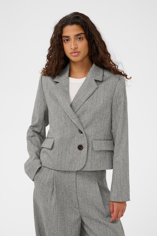 Blazer 'SLNanine' SOAKED IN LUXURY en gris : devant