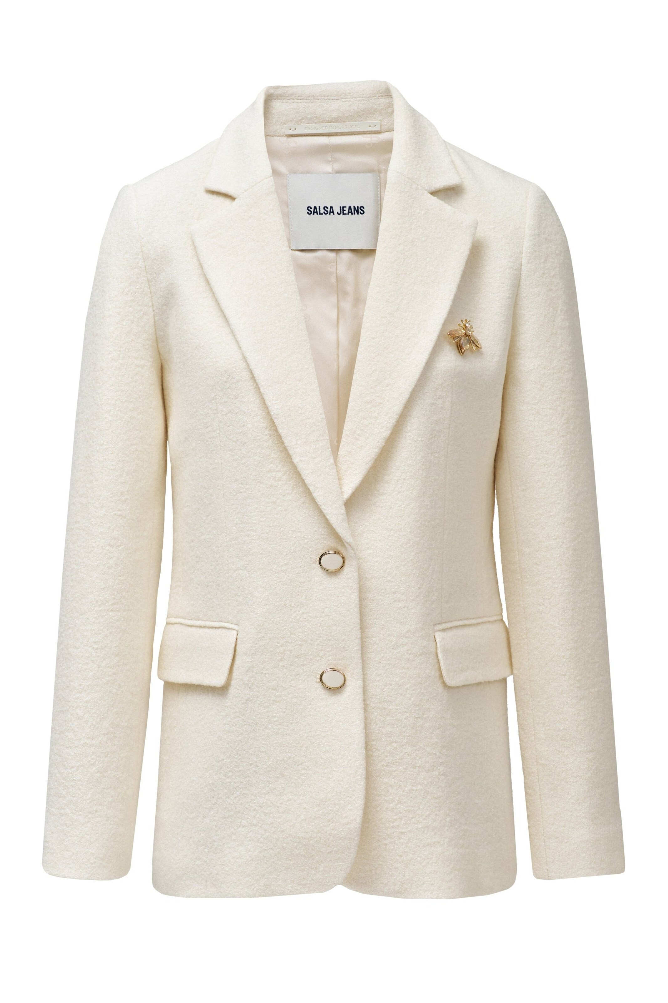 Salsa Jeans Blazer in Beige: front