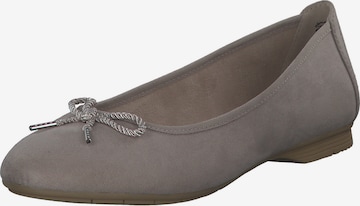 JANA Ballet Flats in Grey: front