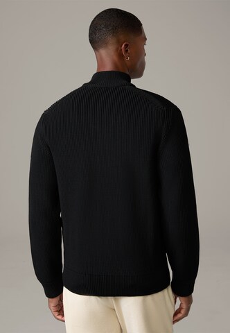 STRELLSON Strickjacke ' Victor ' in Schwarz