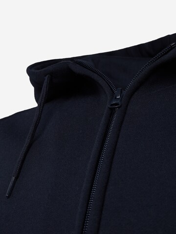 Urban Classics Zip-Up Hoodie in Blue