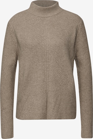 STREET ONE Sweater in Beige: front