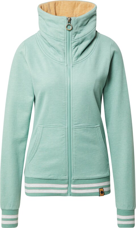 Fli Papigu Sweatjacke 'Schlawinerin' in Grünmeliert PP7558 Fli Papigu Sweatjacke 'Schlawinerin' in Grünmeliert PP7558