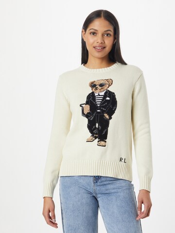 Polo Ralph Lauren Sweater 'CALI' in Beige: front