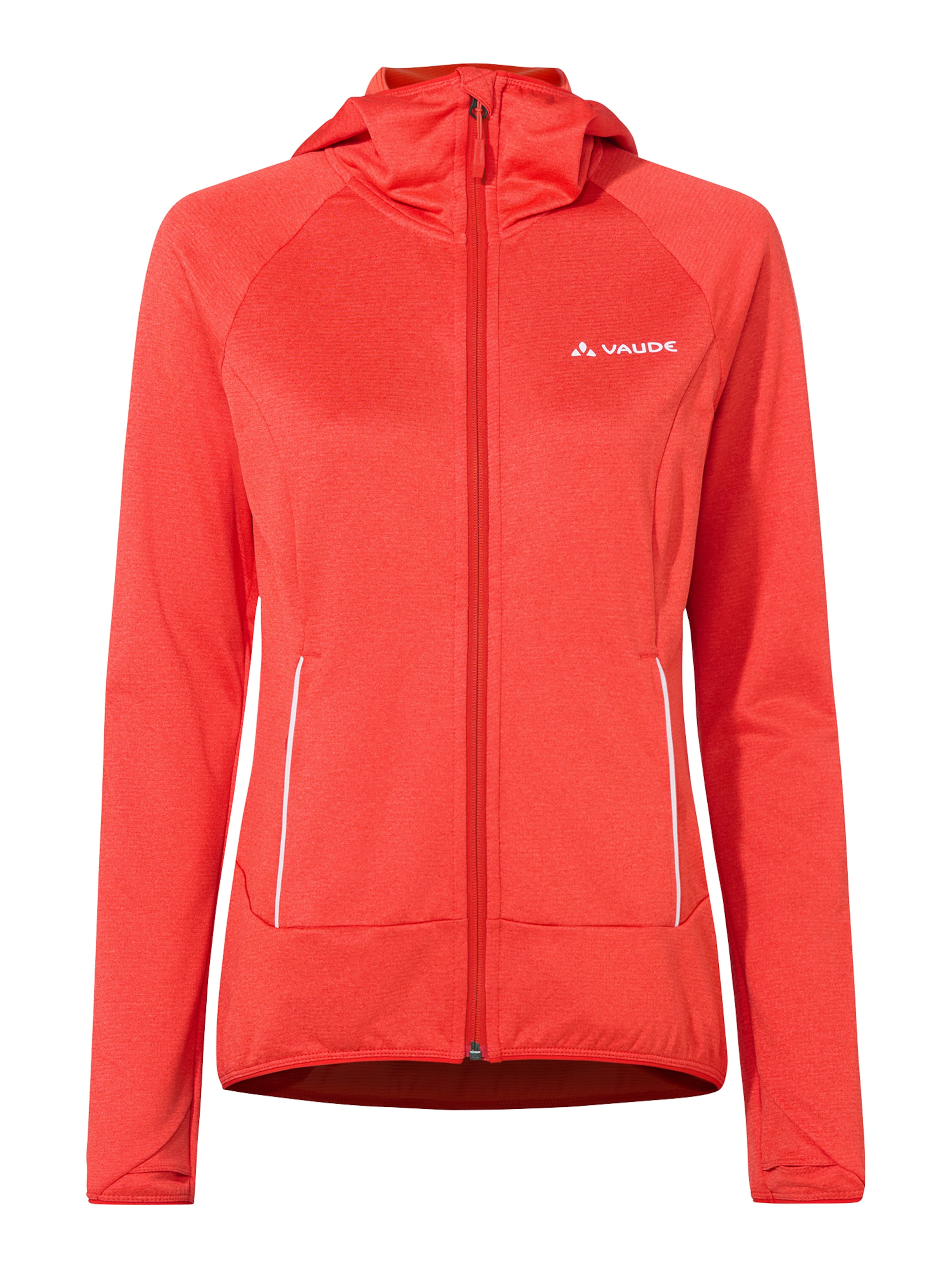 VAUDE Funktionsfleecejacke 'Tekoa II' in Rot: Vorderseite