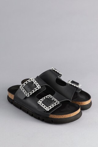 Aniston Mules in Black