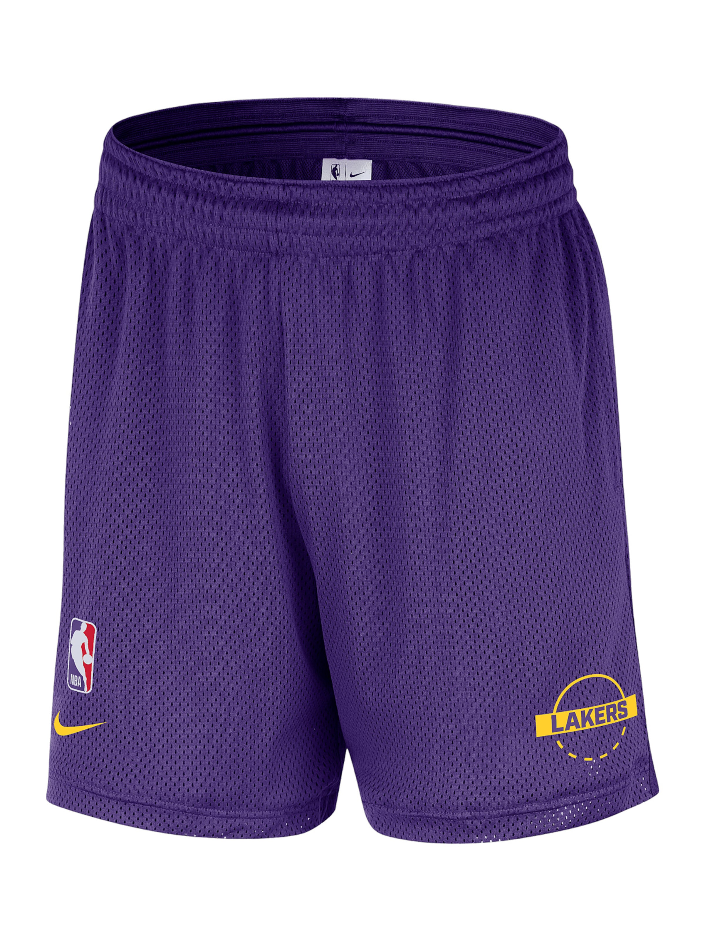 NIKE Sporthose 'Los Angeles Lakers Openhole' in lila / orange / naturweiß, Produktansicht