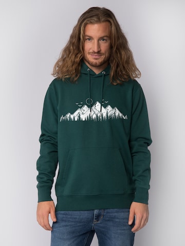 Watapparel Sweatshirt in Green: front