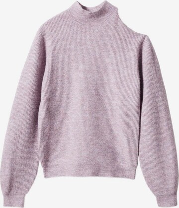 Pullover 'Cutwarm' di MANGO TEEN in lilla: frontale