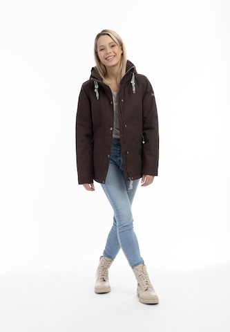 Schmuddelwedda Winterjacke 'Yepa' in Braun