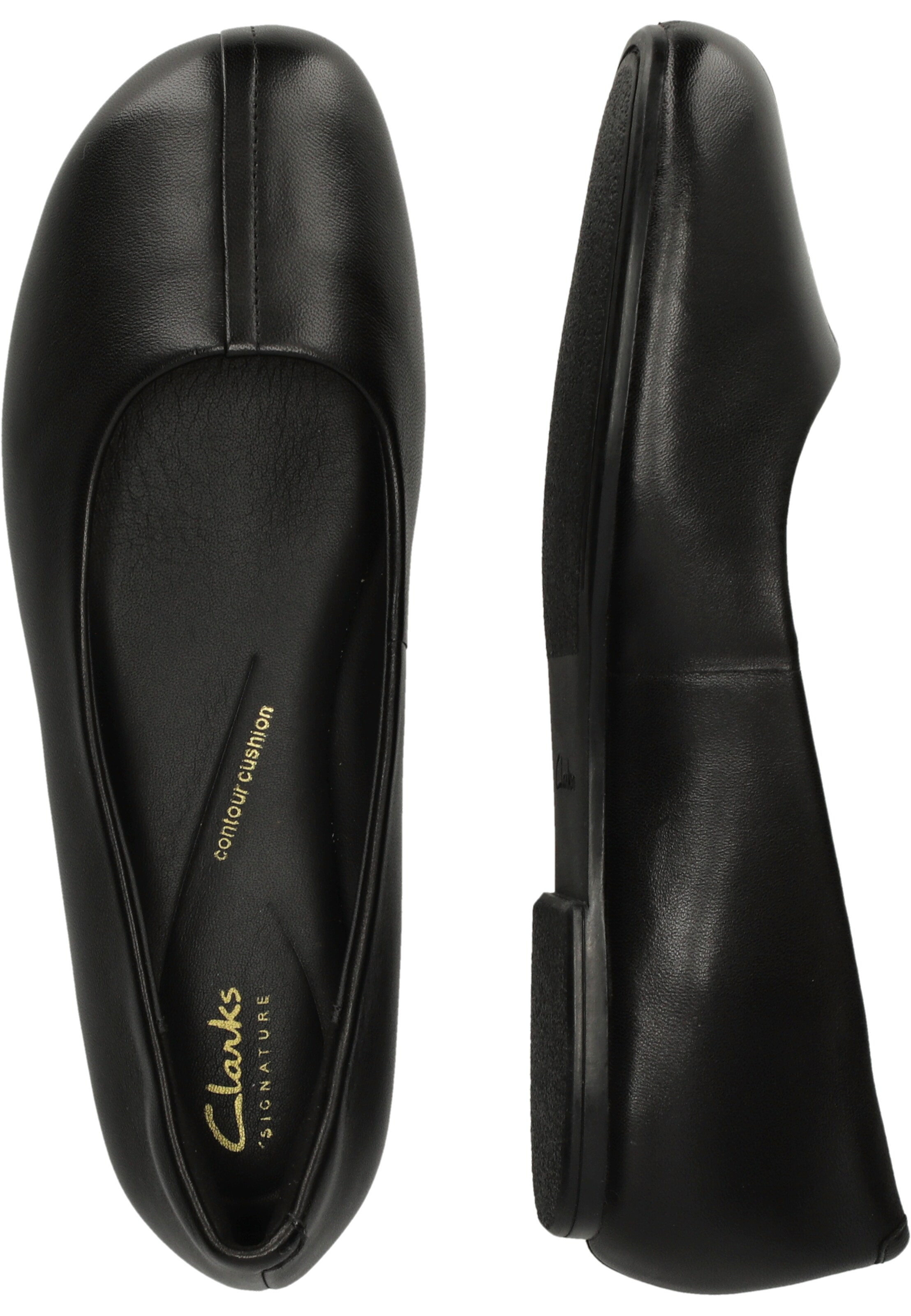 CLARKS Ballerina 'Livia' in Black