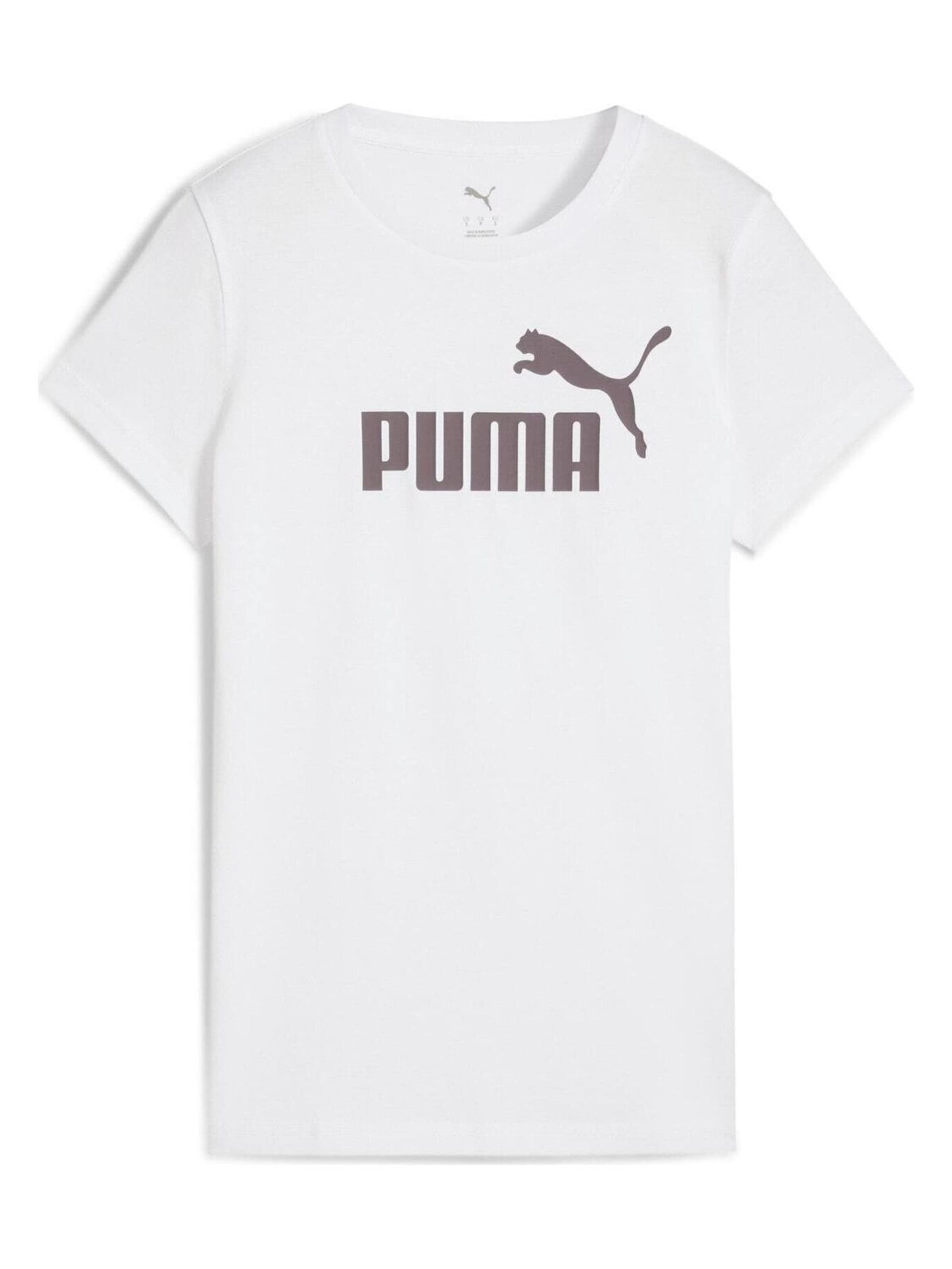 PUMA Shirt 'Ess No. 1'‌‌‌‌‌‌‌‌ in Weiß: Vorderseite