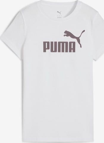 balta PUMA Marškinėliai 'Ess No. 1': priekis