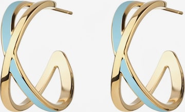 Cala Rose Ohrringe 'LEILA' in Blau: Vorderseite