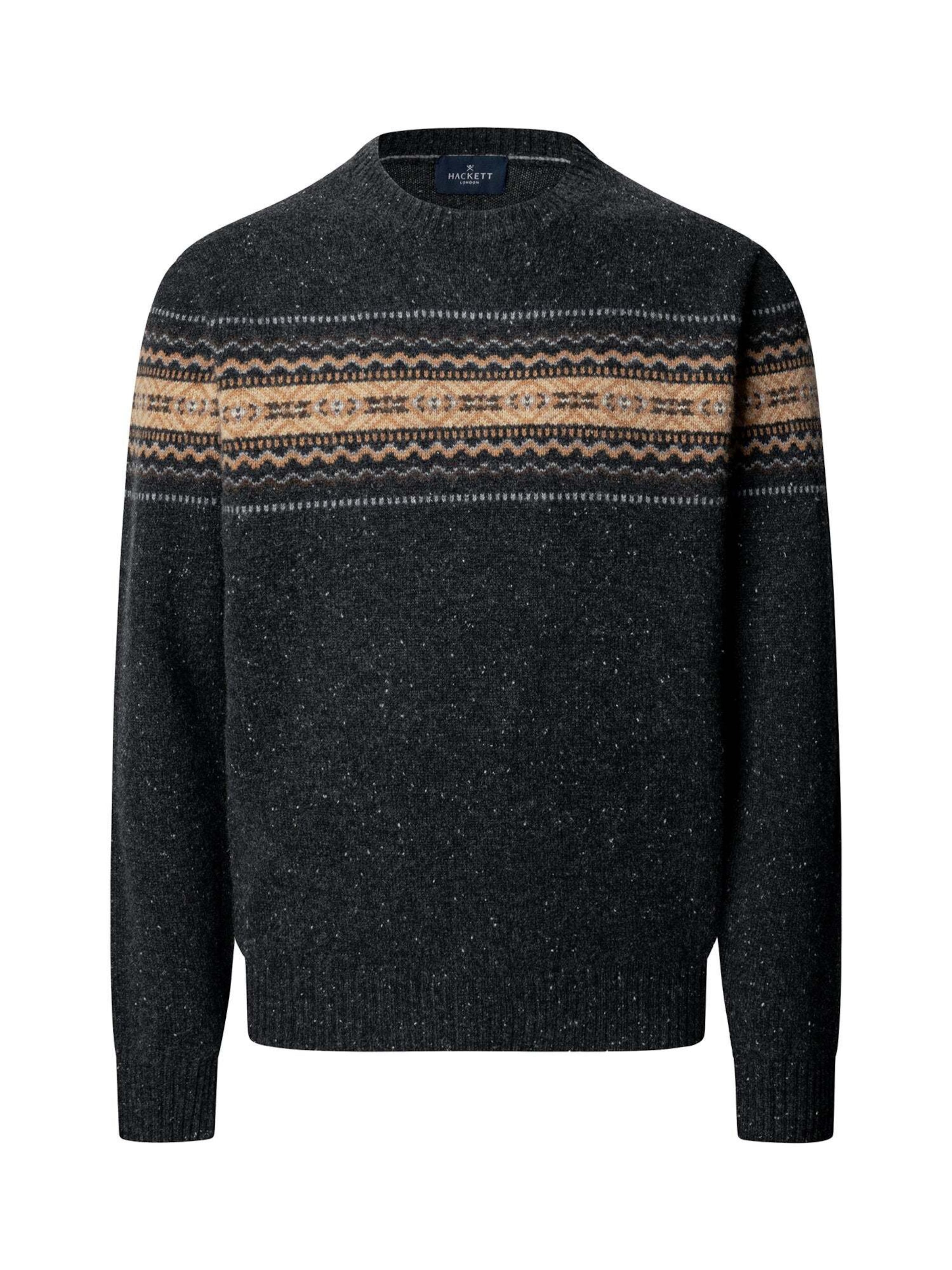 Hackett London Trui in Grijs: voorkant